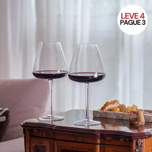 Leve 4, Pague 3: Kit Taças para Vinho em Cristal Linha Mirage 800ml Artevino