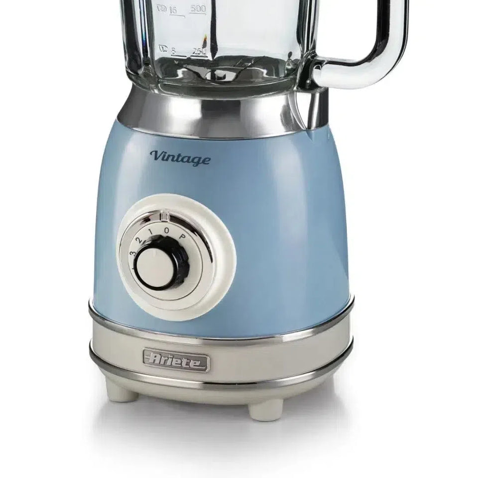 Liquidificador Vintage Azul Copo de Vidro 1,5L 220V 1000W Ariete