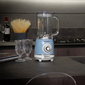 Liquidificador Vintage Azul Copo de Vidro 1,5L 220V 1000W Ariete