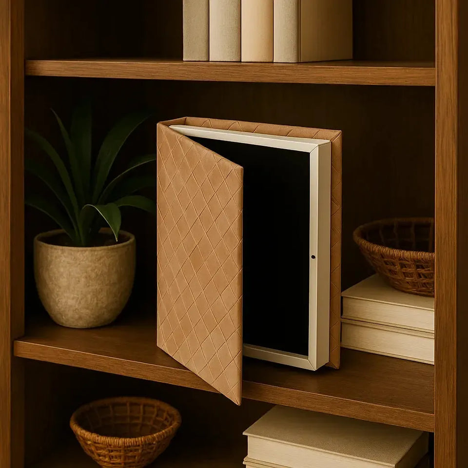 Livro Caixa Marrom 34x24x4cm Mart