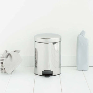 Lixeira de Inox New Icon 5L 29x20,5x26,5cm Brabantia