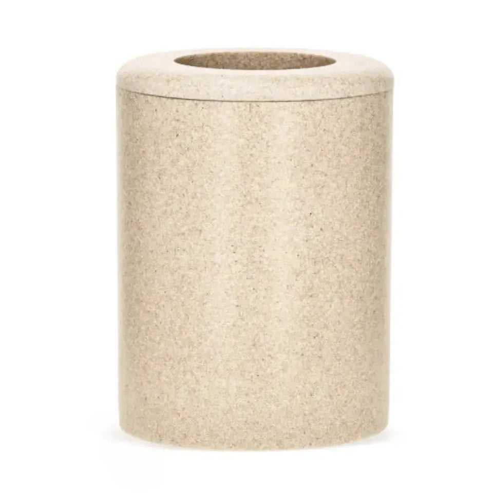 Lixeira em Poliresina Bege 8L Mart