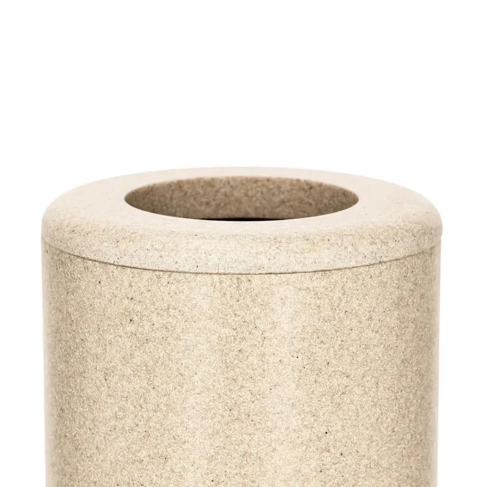 Lixeira em Poliresina Bege 8L Mart