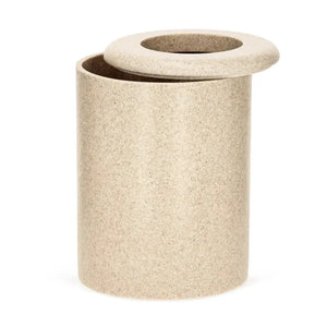 Lixeira em Poliresina Bege 8L Mart