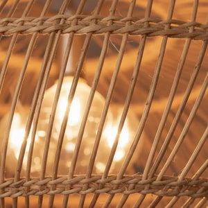 Luminária Artesanal Rattan Natural Nildo 50x28cm Bahali