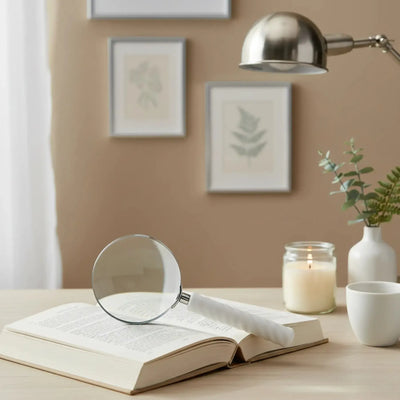 Lupa Poliresina Cabo Branco Ondulado 22,5x10x2,5cm