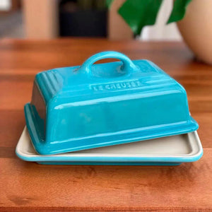 Manteigueira Cerâmica Azul Caribe Le Creuset