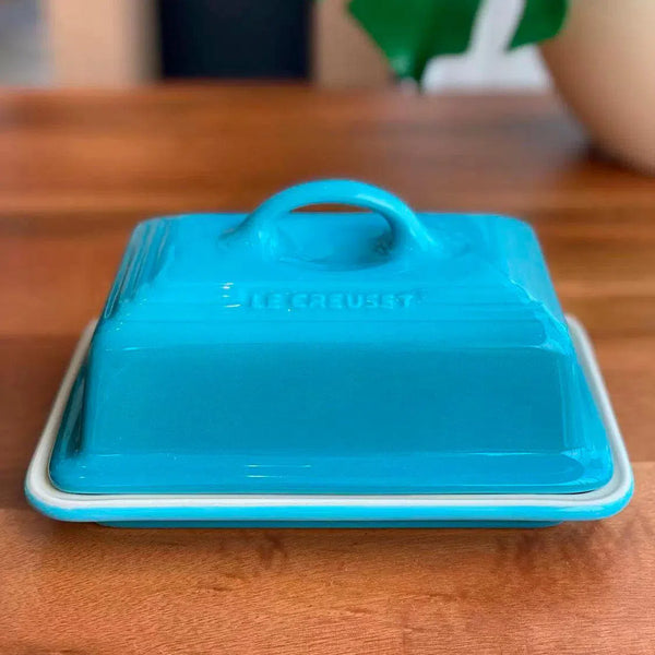 Manteigueira Cerâmica Azul Caribe Le Creuset