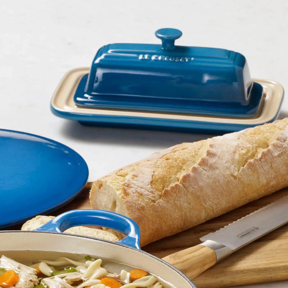 Manteigueira Cerâmica Azul Marseille Le Creuset