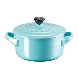 Mini Cocotte Cerâmica Azul Caribe 250ml 10cm Le Creuset