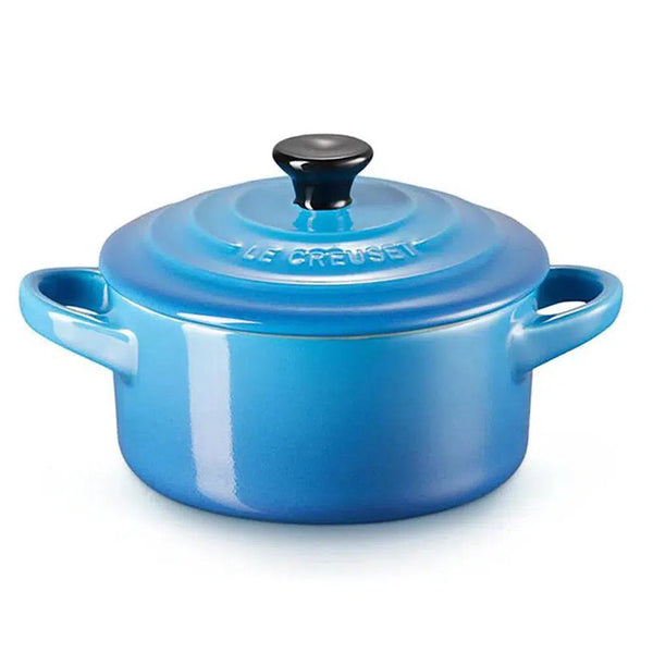 Mini Cocotte Cerâmica Azul Marseille 250ml 10cm Le Creuset