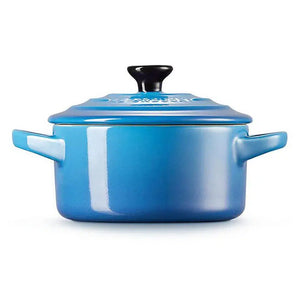 Mini Cocotte Cerâmica Azul Marseille 250ml 10cm Le Creuset