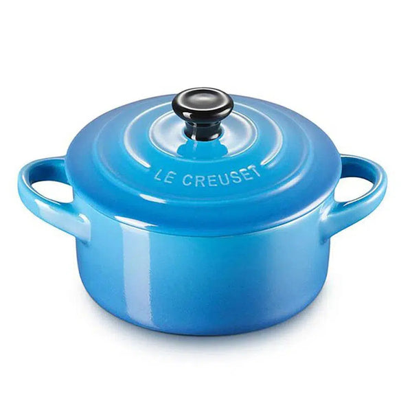 Mini Cocotte Cerâmica Azul Marseille 250ml 10cm Le Creuset