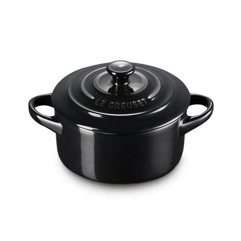 Mini Cocotte Cerâmica Black Onyx 250ml 10cm Le Creuset