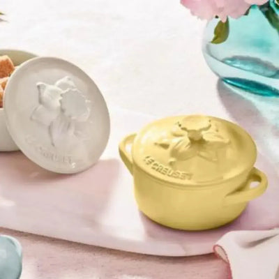Mini Cocotte Cerâmica Jardin Camomille 250ml 10cm Le Creuset