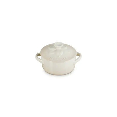 Mini Cocotte Cerâmica Jardin Meringue 250ml 10cm Le Creuset