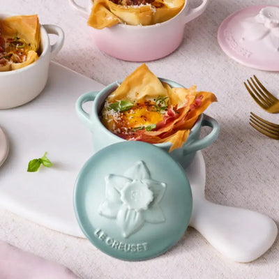 Mini Cocotte Cerâmica Jardin Sea Salt 250ml 10cm Le Creuset