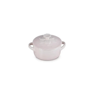 Mini Cocotte Cerâmica Jardin Shell Pink 250ml 10cm Le Creuset