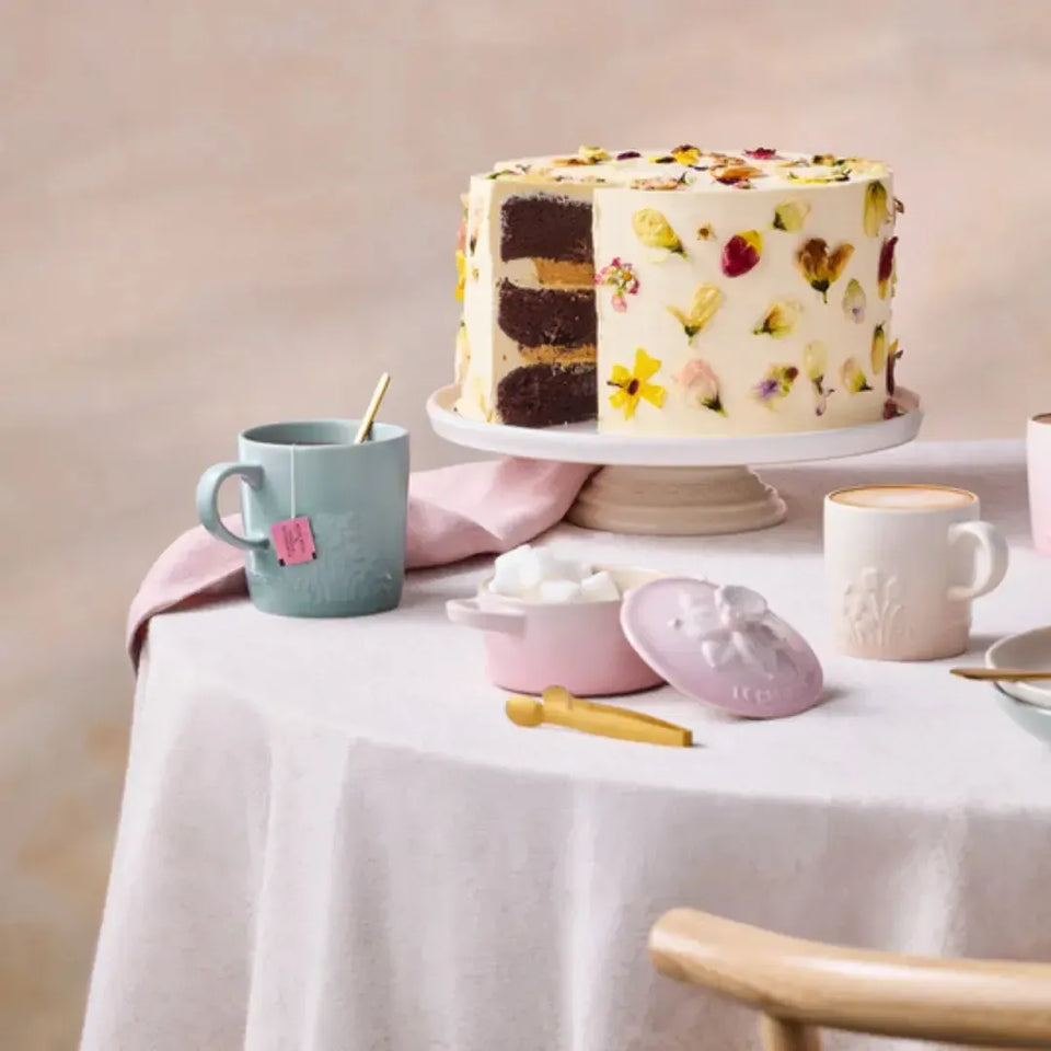 Mini Cocotte Cerâmica Jardin Shell Pink 250ml 10cm Le Creuset