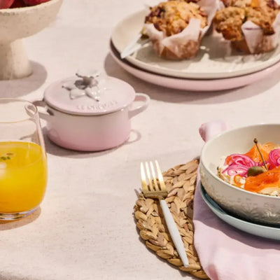 Mini Cocotte Cerâmica Jardin Shell Pink 250ml 10cm Le Creuset