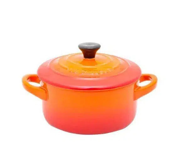 Mini Cocotte Cerâmica Laranja 250ml 10cm Le Creuset