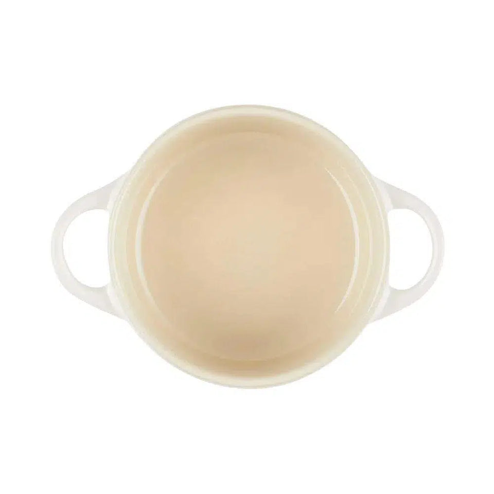 Mini Cocotte Cerâmica Meringue 250ml 10cm Le Creuset