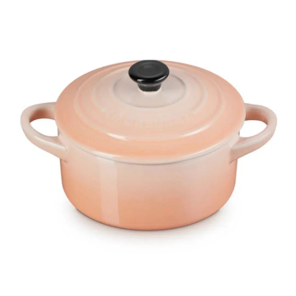 Mini Cocotte Cerâmica Peche 250ml 10cm Le Creuset