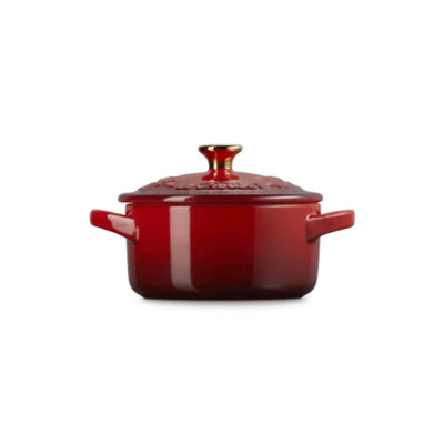 Mini Cocotte Cerâmica Vermelha 250ml 10cm Holly Le Creuset