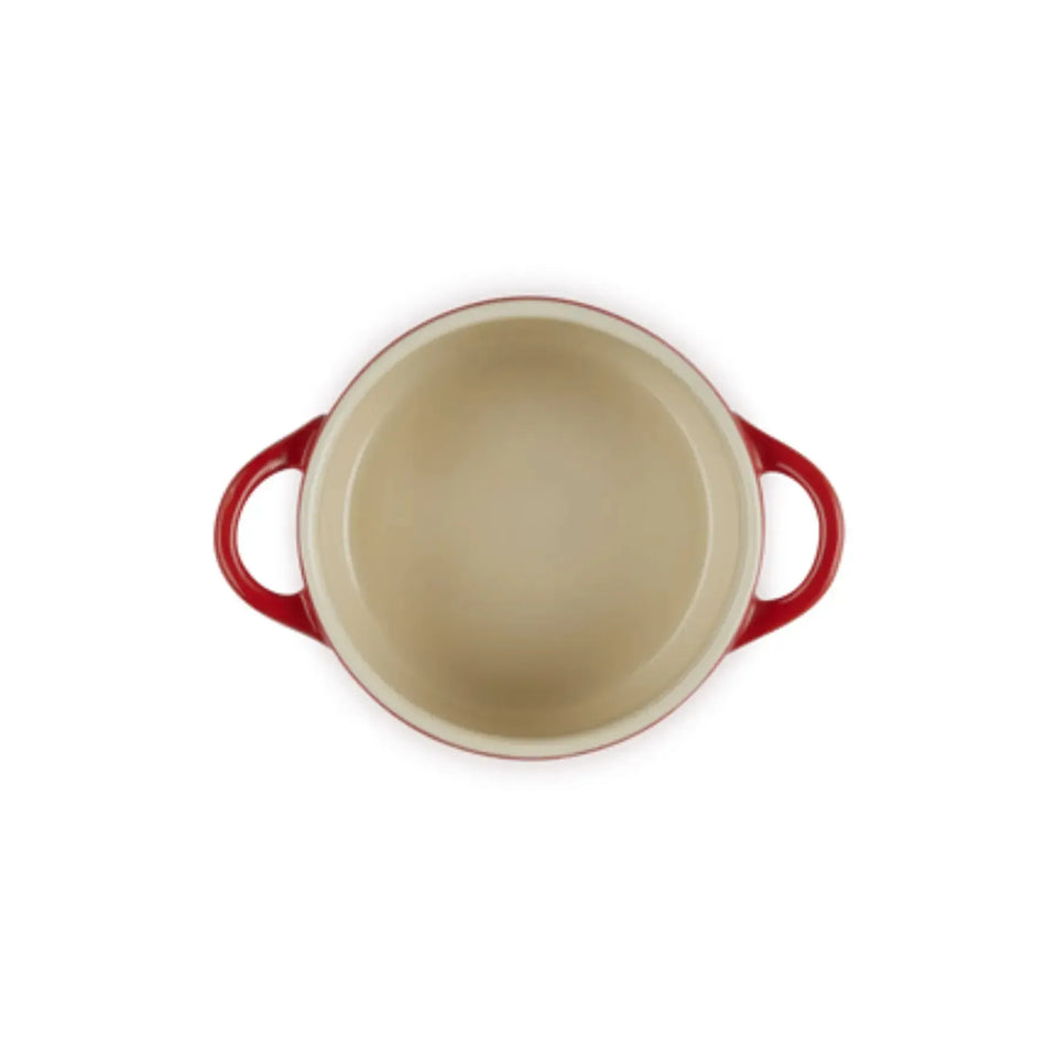Mini Cocotte Cerâmica Vermelha 250ml 10cm Holly Le Creuset