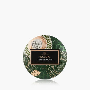 Mini Vela Voluspa Lata Temple Moss 25 Horas