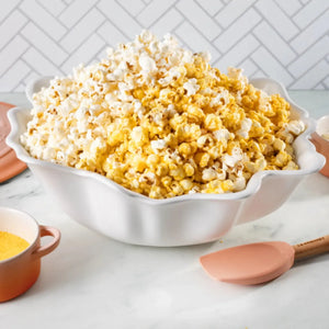 Multi Bowl p/Servir Cerâmica Branco Ruffle 3,8L Le Creuset