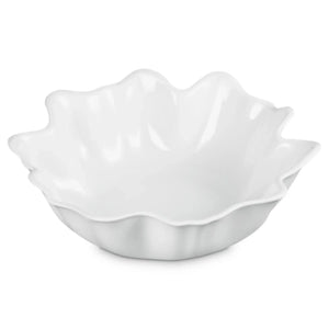 Multi Bowl p/Servir Cerâmica Branco Ruffle 3,8L Le Creuset