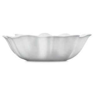 Multi Bowl p/Servir Cerâmica Branco Ruffle 3,8L Le Creuset