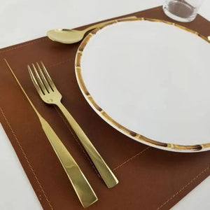 OUTLET: Faqueiro Ravel Champagne em Aço Inox 24Pçs Fracalanza