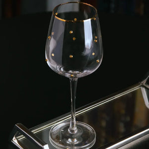 OUTLET: Jogo 2 Taças Vinho Vidro Dots 350ml