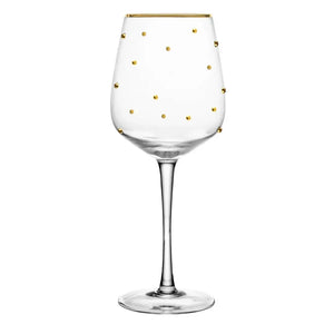 OUTLET: Jogo 2 Taças Vinho Vidro Dots 350ml
