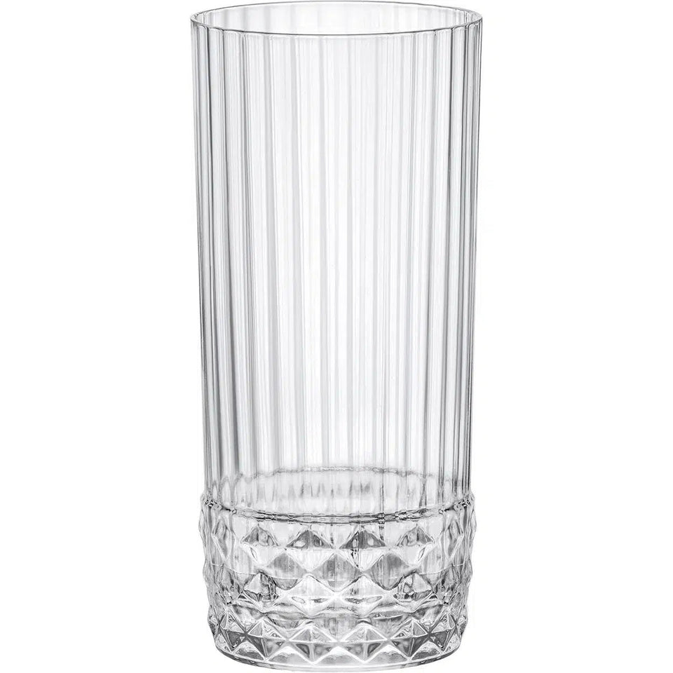OUTLET: Jogo 6 Copos Altos Cristal Linha America 20's 480ml