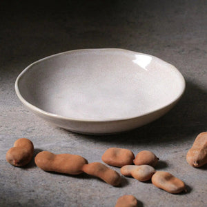 OUTLET: Jogo 6 Pratos Fundos Stoneware Bio Latte 22,5cm Porto Brasil