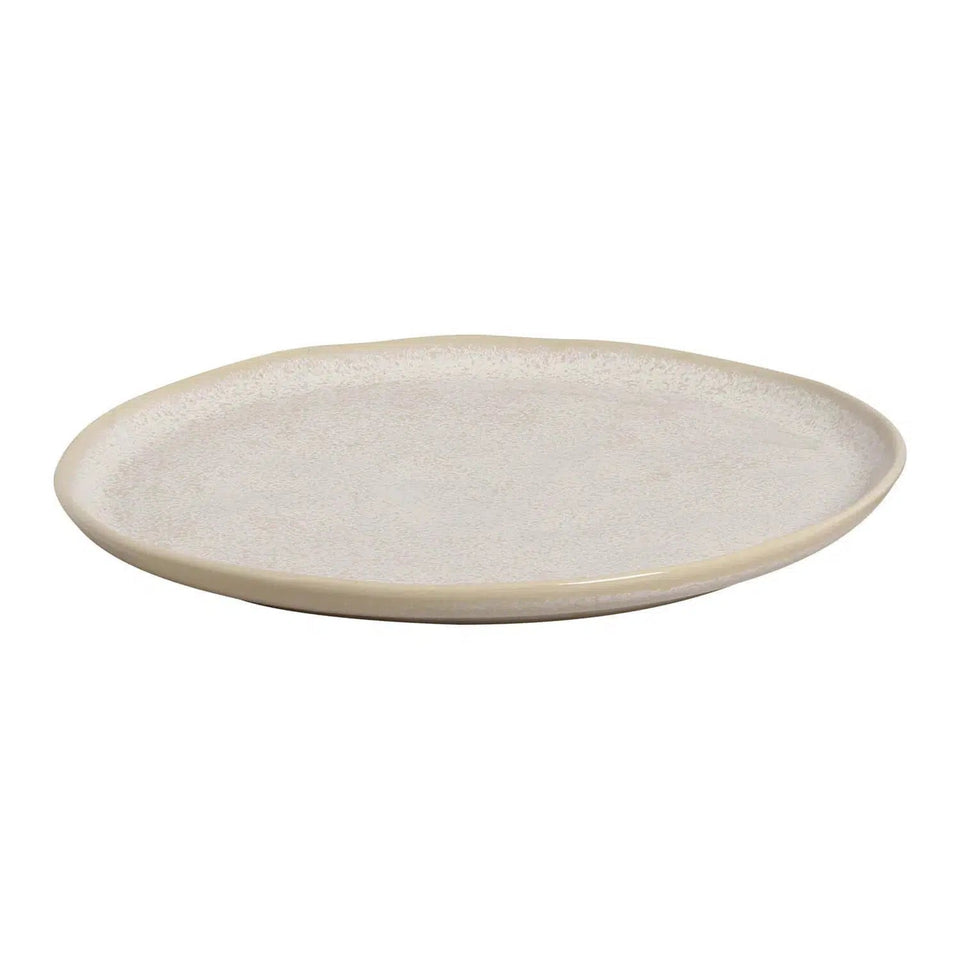 OUTLET: Jogo 6 Pratos Rasos Stoneware Bio Latte 27,5cm Porto Brasil