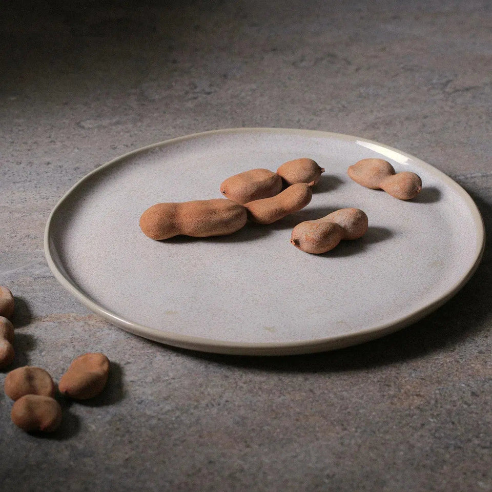 OUTLET: Jogo 6 Pratos Rasos Stoneware Bio Latte 27,5cm Porto Brasil