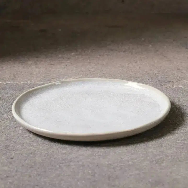 OUTLET: Jogo 6 Pratos de Sobremesa Stoneware Bio Latte 21,5cm Porto Brasil