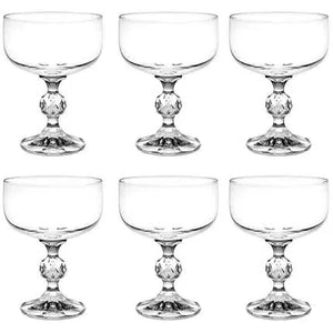 OUTLET: Jogo 6 Taças para Sobremesa Cristal Claudia 200ml Bohemia
