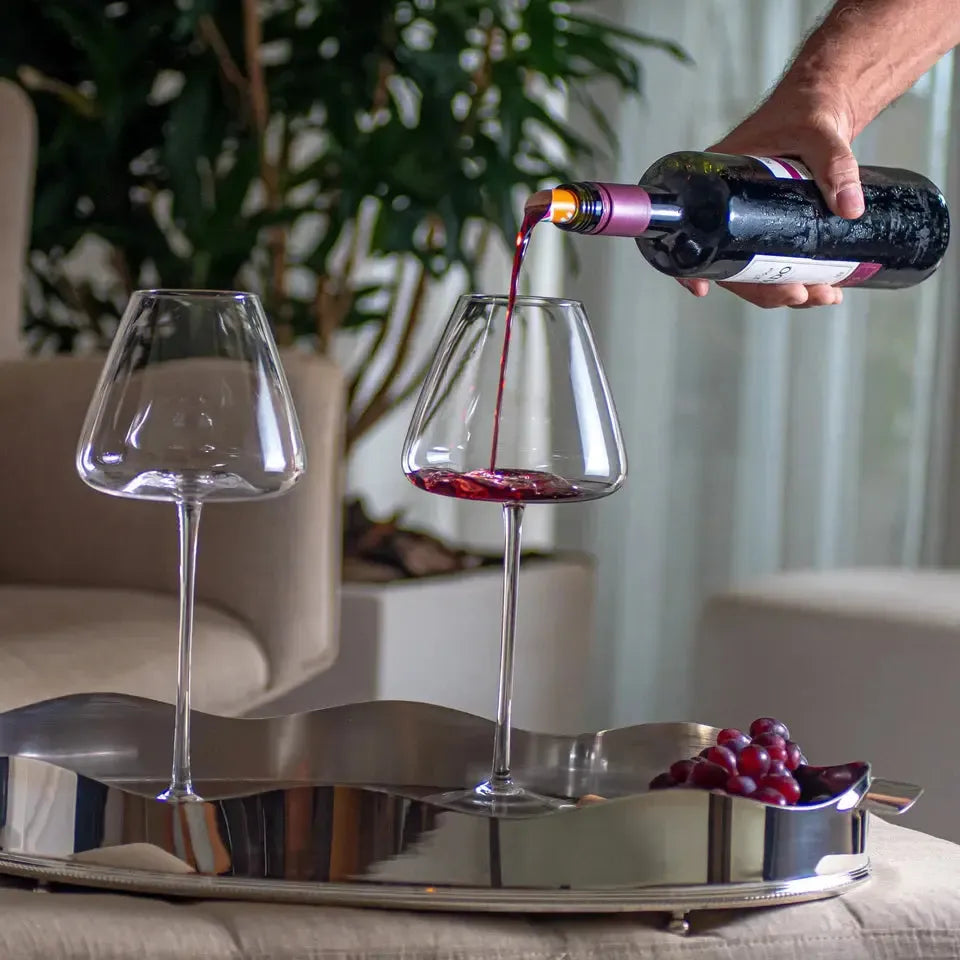 OUTLET: Kit 2 Taças para Vinho em Cristal Linha Mirage Borgonha 900ml Artevino