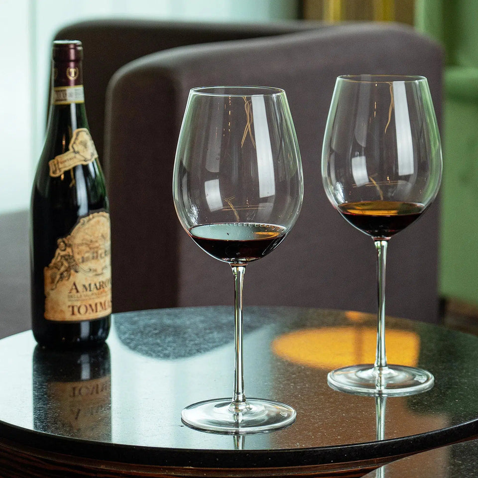 OUTLET: Kit com 2 Taças para Vinho em Cristal Grand Petroni 1230ml Artevino