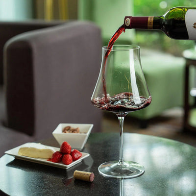 OUTLET: Kit com 2 Taças para Vinho em Cristal Linha Piemonte 1360ml Artevino