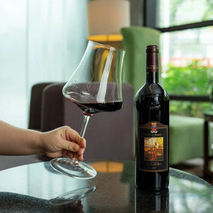 OUTLET: Kit com 2 Taças para Vinho em Cristal Linha Piemonte 1360ml Artevino