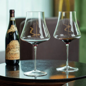 OUTLET: Kit com 2 Taças para Vinho em Cristal Linha Piemonte 1360ml Artevino