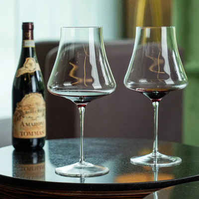 OUTLET: Kit com 2 Taças para Vinho em Cristal Linha Piemonte 1360ml Artevino