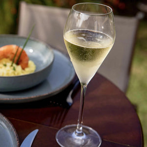 OUTLET: Kit com 6 Taças para Espumante em Cristal GrandVino Balonê 250ml