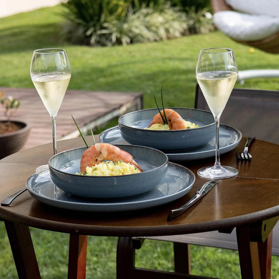 OUTLET: Kit com 6 Taças para Espumante em Cristal GrandVino Balonê 250ml